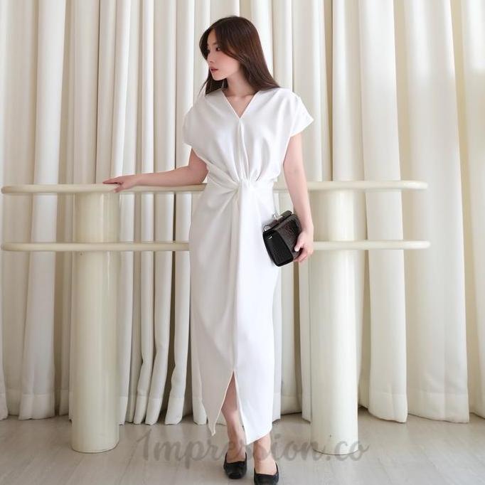 bariyahseller51 - yuanita dress pesta gaun kondangan formal casual scuba wanita maxi mewah elegan
