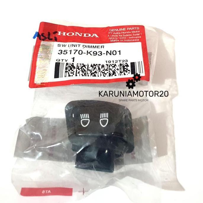 TERLARIS SAKLAR TOMBOL DIM BEAT LED 2020/SCOOPY ESP ORINAL AHM 35170-K93-N01