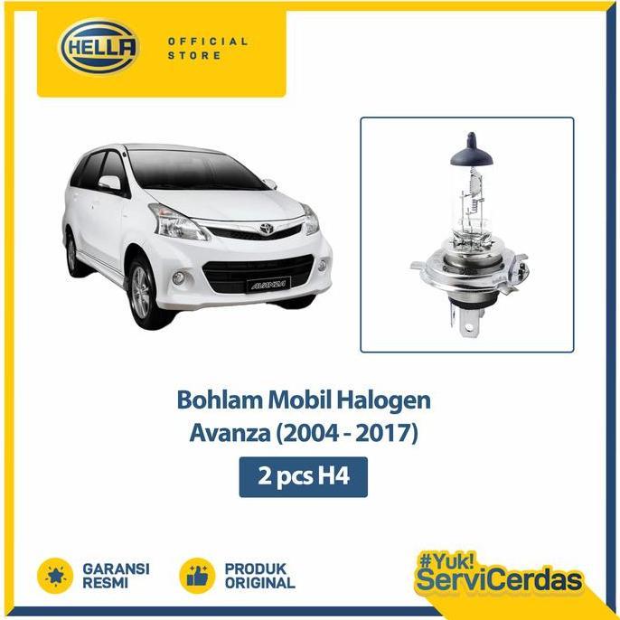 Lampu Mobil Avanza 2004 - 2017 H4 (2 Pcs) - Bohlam Mobil Hella