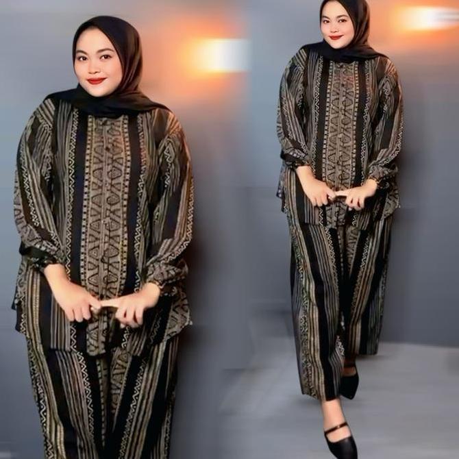 PROMO Jumbo SETELAN JUMBO XXXL LD 130 XXXXL LD 140 CM Baju Wanita Model Terbaru PROMO