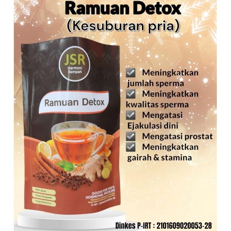 (Terbaru) JSR detox ramuan cinta paket 10 pcs Detox PRIA kesuburan /JSR pria (Terlaris)