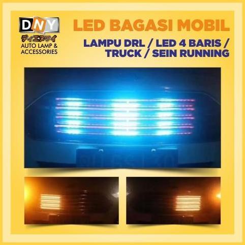 Lampu Drl / Led 4 Baris / Led Bagasi Mobil / Truck / Sein Running