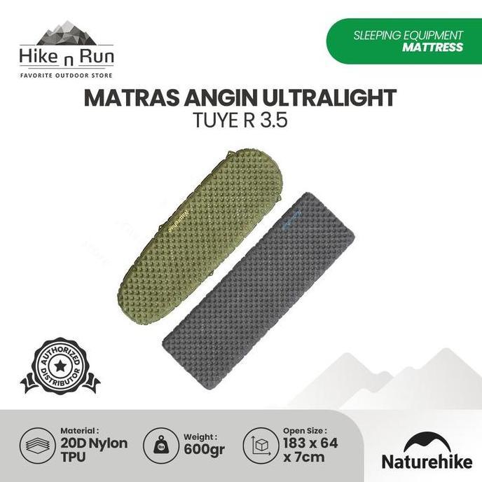 TERBARU - Naturehike Matras Angin Ultralight Tuye 3.5 CNH22DZ018