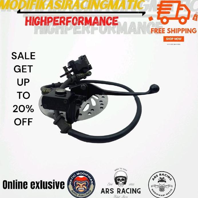 Cakram set depan Beat - Scoopy - Vario 125 Cakram set Komplit Palababi Master rem bawah Honda Beat K