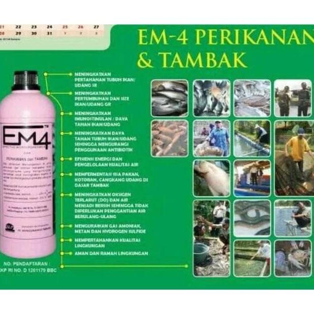 Promo Cod Em4 Pink Pupuk Organik Cair Perikanan Dan Tambak 1Liter ><