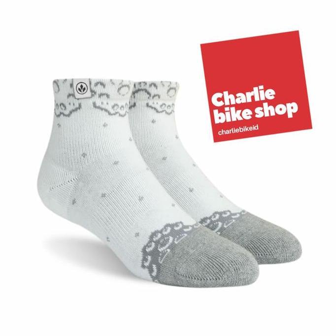 Kaos kaus kaki Wanita STAYCOOL SOCKS Baby White Women Knit Sock