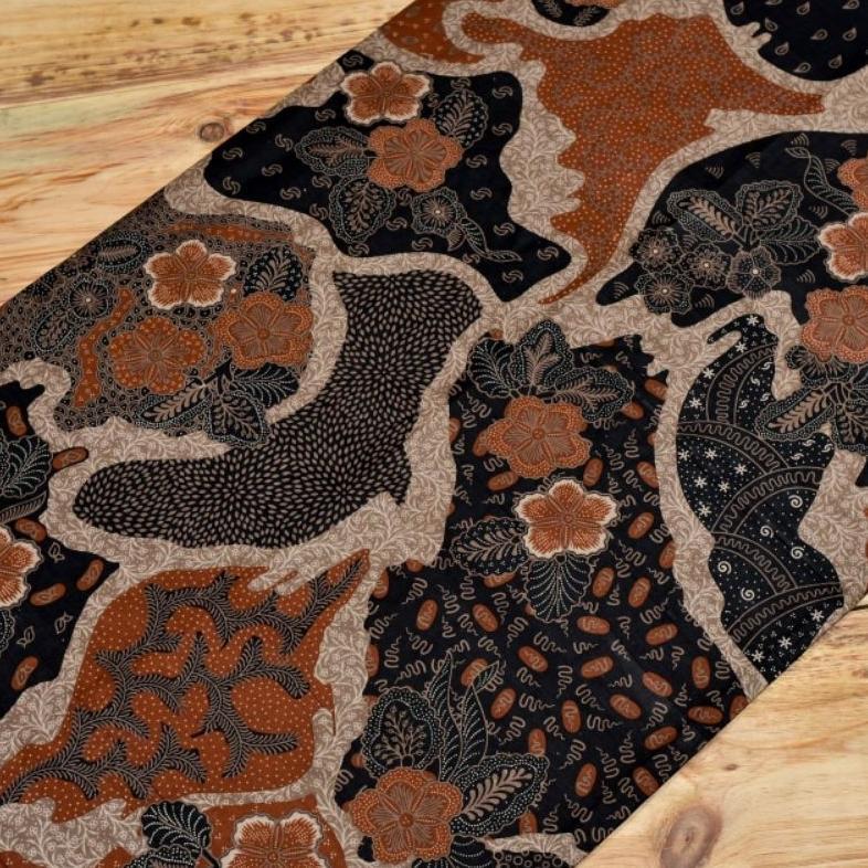 Tahan Lama Kain Batik Katun Premium Seragam Bridesmaid Warna Teracota Merah Orange Bata