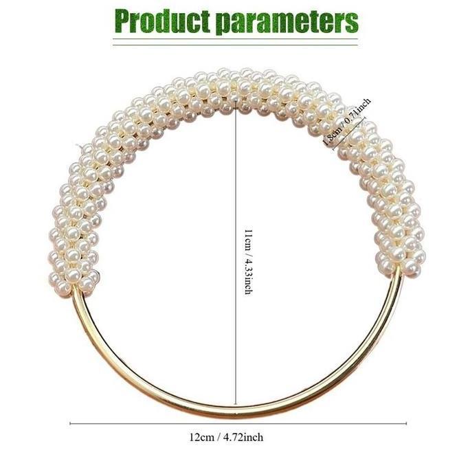 BETALAV Tali Tas Mutiara Pendek Premium / Handle Pegangan Tas Mutiara Alloy / Untuk Tas Rajut Dan Ta