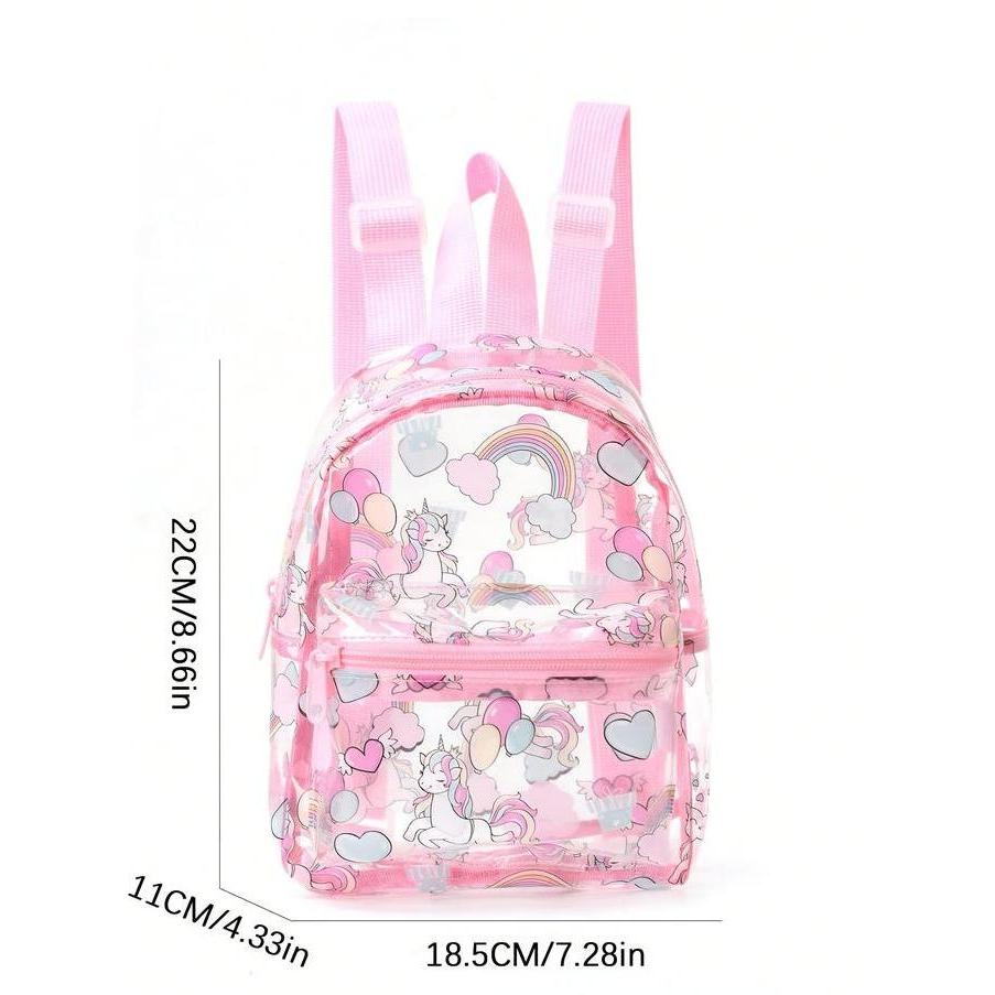 Abak- Tas Ransel Anak Mini Transparan Hadiah Ulang Tahun Lucu - Tas Mika Transparan Fashion Anak