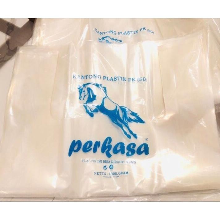 Kantong Plastik Takeaway Pe Bening Jumbo Uk 50 | Kresek Bening Utk Box Kue, Makanan, Catering, Parce
