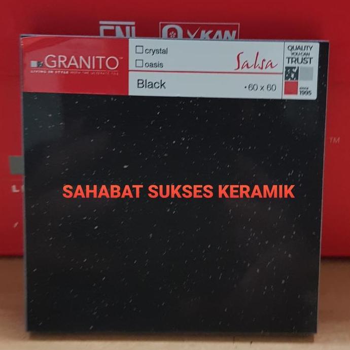 granito salsa crystal black 60x60