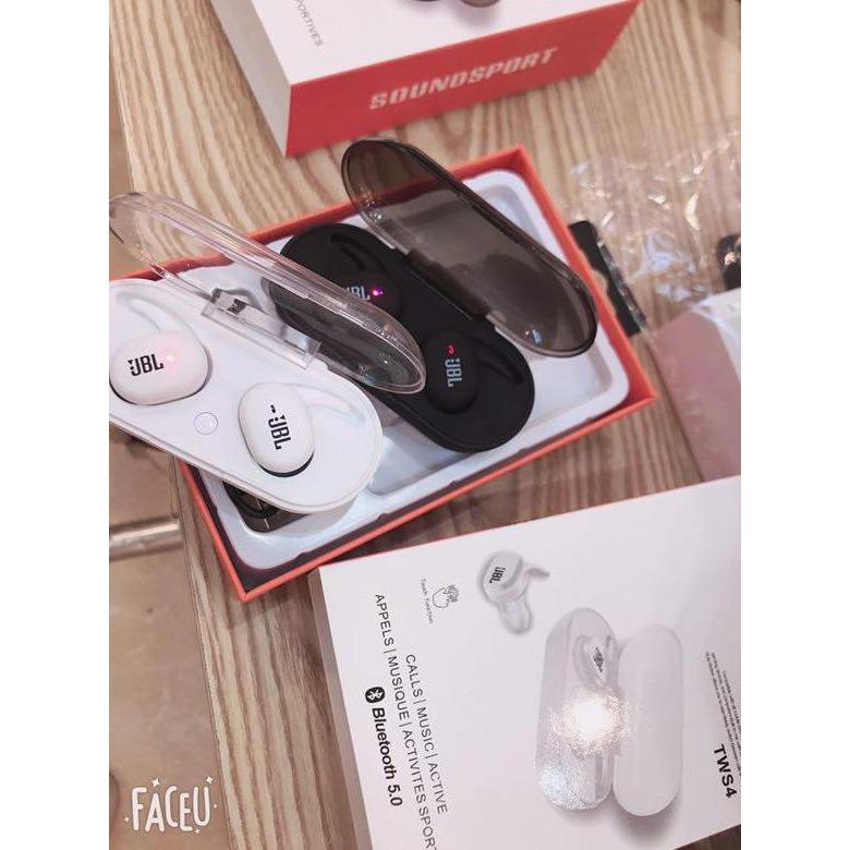 GIYANYAR WIRELESS EARPHONE BLUETOOTH JBL TWS 4 STEREO BY HARMAN KARDON JBL TWS4