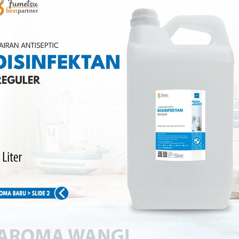 Desinfektan Reguler Varian Aroma Segar 5 Liter  / Cairan Desinfektan 5 Liter ( Jerigen )