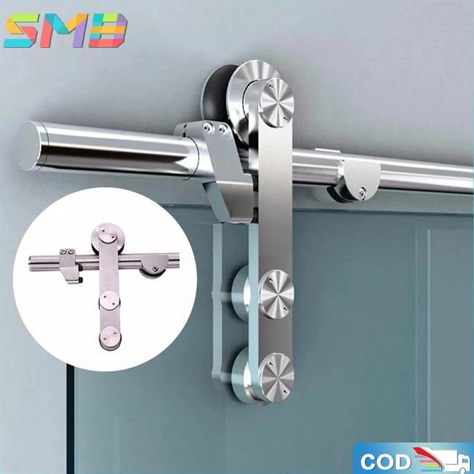OTNEUDA Rel Pintu Kaca Geser-Synchronize System Pintu Geser Kaca-Sliding Glass Door Hardware-Rel Pin