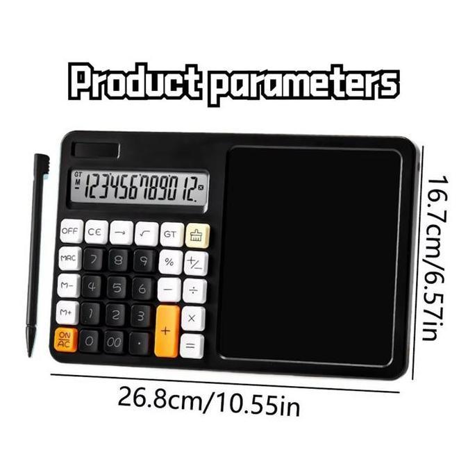 DILEDIU kalkulator karce lipat Matematika  Kantor dengan Tablet Tulis Pena Stylus Note Pen Calculato