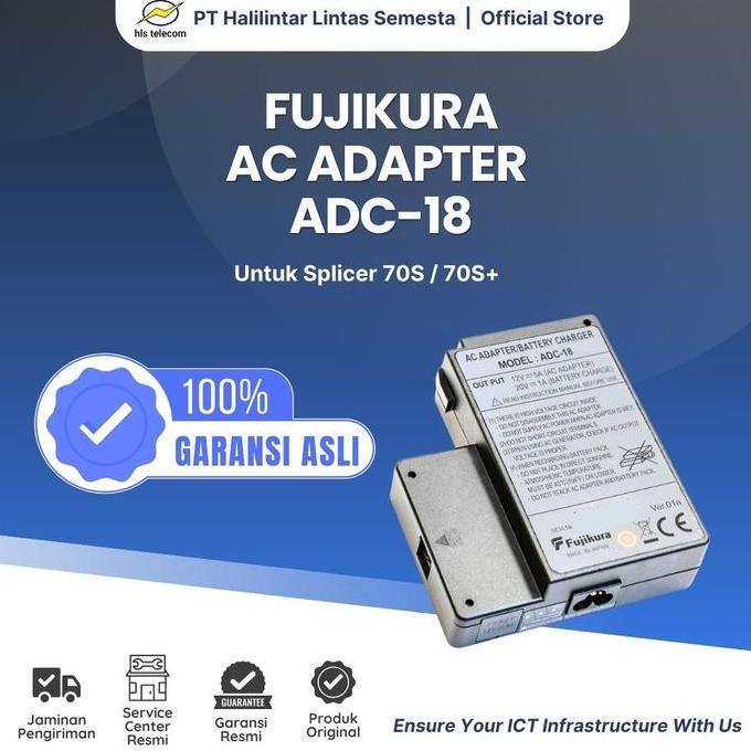 Fujikura AC Adapter ADC-18 untuk Fujikura Splicer 70S/70S+