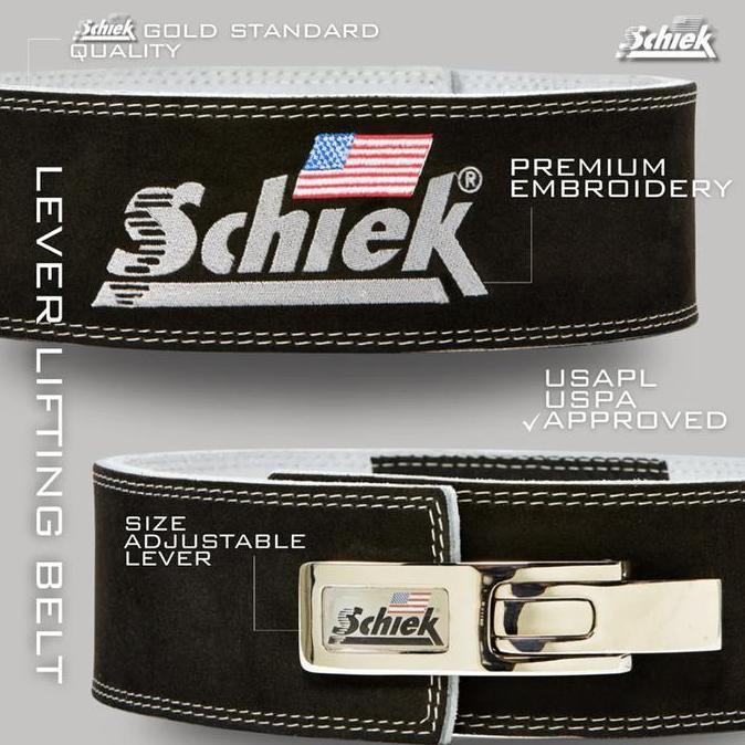 TERMURAH - SCHIEK 7010 Competition Power Weight Lifting Lever Belt