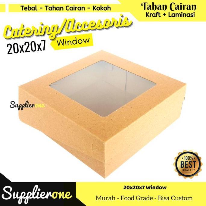 Dus Catering Isi 25 / Box Nasi / Box Nasi / Dus Souvenir ukuran 20x20x7