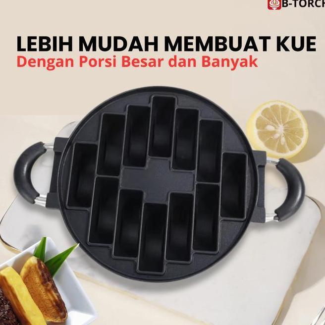 Cetakan Kue Pukis 12 Lubang Cetakan Kue Pancong Anti Lengket