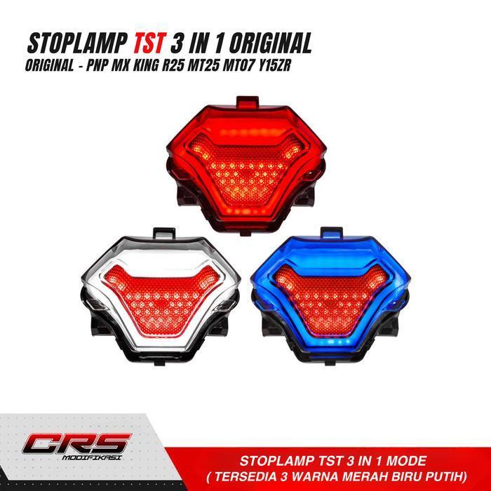 Paket Stoplamp Tst Mx King & Spakbor Belakang Exciter Mx King Lampu Belakang 3 In 1 Mx King Original