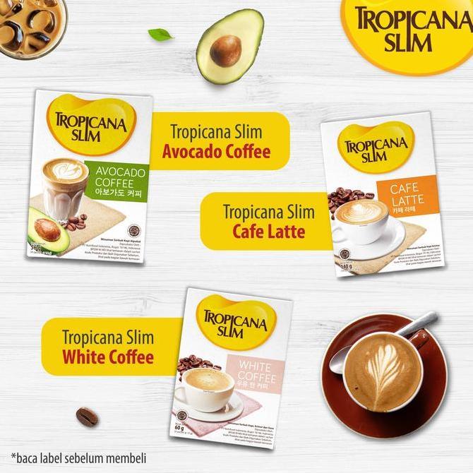 Dolci- Tropicana Slim White Coffee - Kopi Bebas Gula