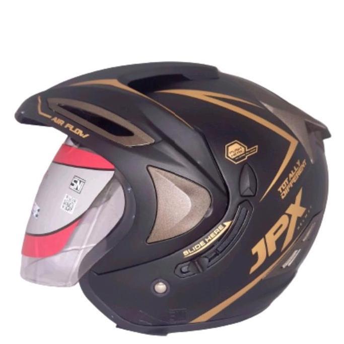 HELM JPX SUPREME Hitam Doff