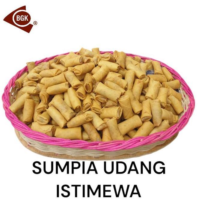 Dryfood- Sumpia/Lumpia/Spring Roll Isi Abon Ebi/Udang Kering 1/4Kg 250Gram