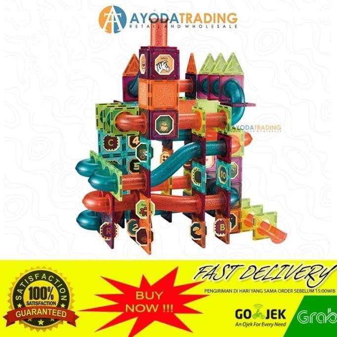 Magnetic Building Blocks Marble Run 261pcs