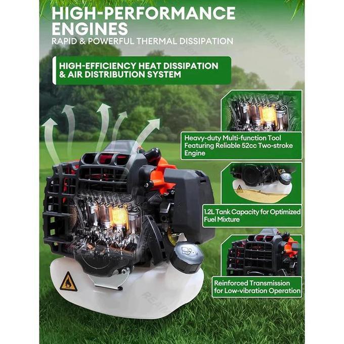 Giardino- Reaim Mesin Potong Rumput 2Tak/4Tak, Mesin Pemotong Rumput Genggam, Pemangkas Rumput