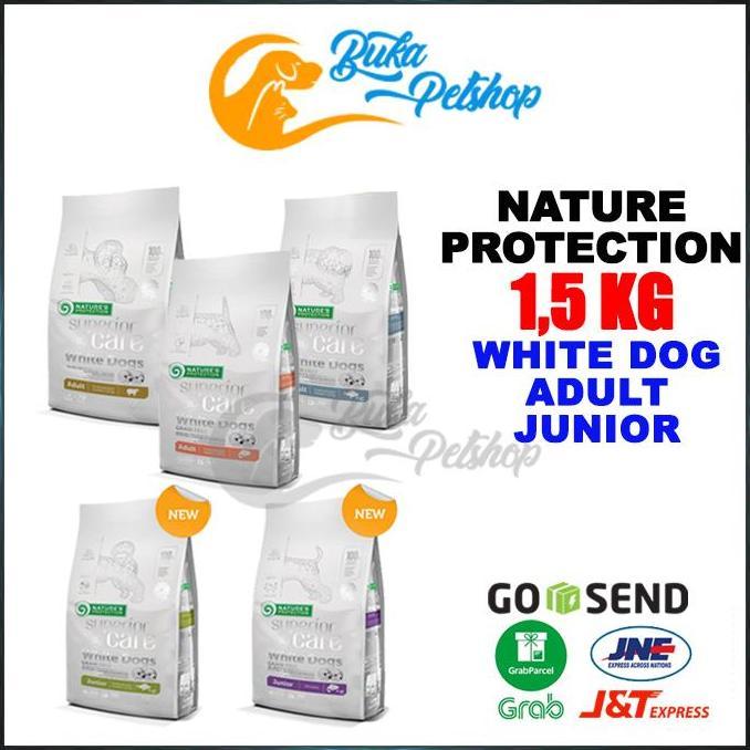 Stokmelimpah- Nature Protection White Dog 1.5Kg Nature'S Protection