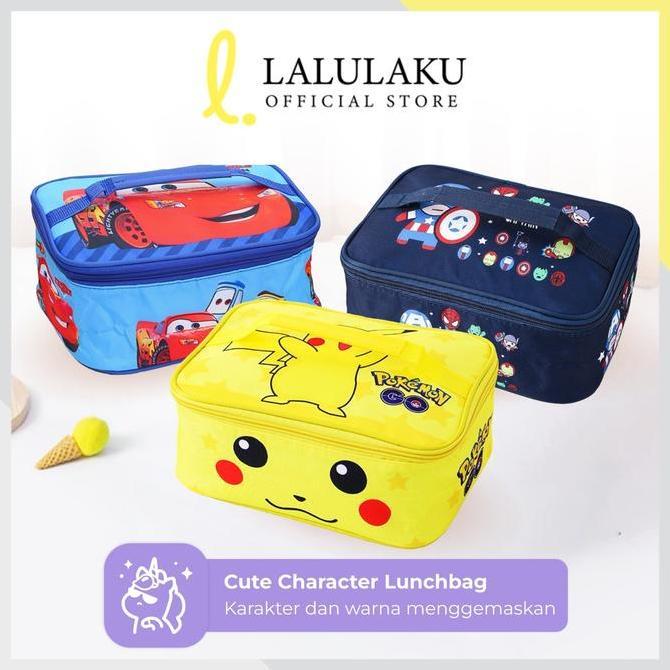 Salva- Tempat Bekal Karakter Lunch Bag Handel Tas Bekal Anak Tk Sd Paud Anak Laki-Laki Perempuan