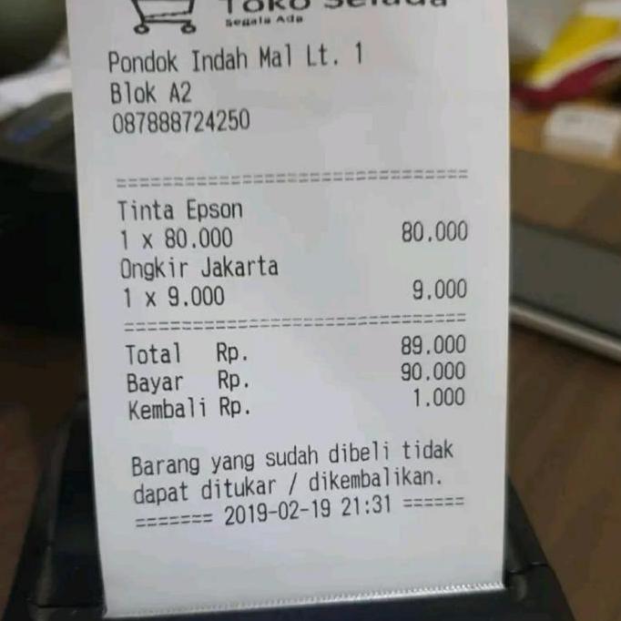 Kantorlengkap- Printer Bluetooth Kasir Pos / Ppob Mini 58Mm Thermal Ok-58B
