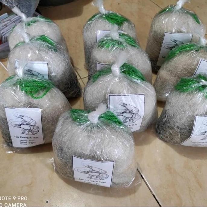 Jaaminkwalitas- Jala Lempar 7 Feet Senar Meter Udang Dan Ikan 3/4 Inci Siap Pakai