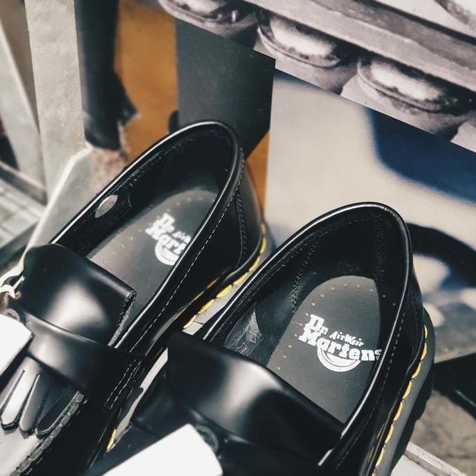 Sepatu Loafers Sepatu Dr. Martens Adrian Tassel Bex Yellow Stitch