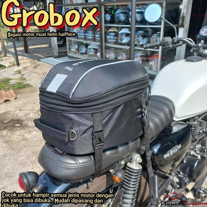 Erikasyafa - PCTL2 Tas Bagasi kapasitas muat Helm halfface grobox Motor Motorcycle box motor penyimp