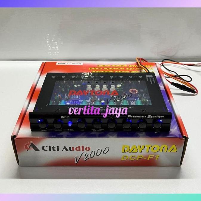 Promo PARAMETRIK EQUALIZER DAYTONA DCF-F1 V2000 TERMURAH CAR AUDIO MOBIL Diskon