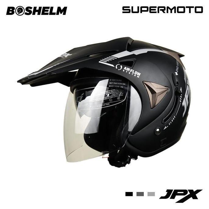 Helm JPX SUPERMOTO Helm Cross Half Face