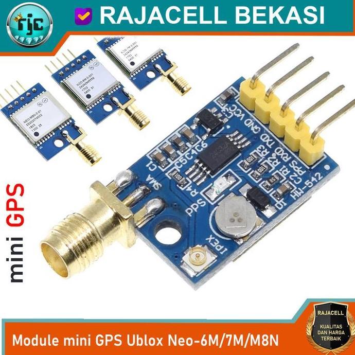 Module GPS mini Ublox Neo-6M Neo-7M Neo-M8N Serial Output to Arduinoo