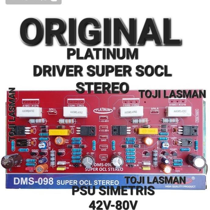 modul kit pcb s ocl socl super ocl stereo dms098 dms 098 teft socl 054 056 audio sound sistem ampli 
