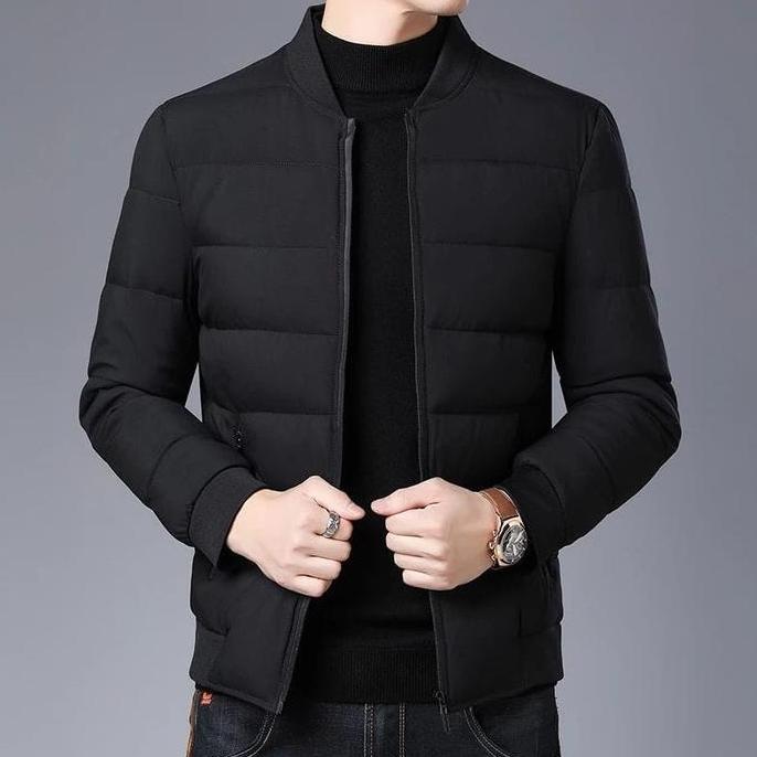 Uomo- Jaket Outdoor Puffer Winter Highwear Panjang Pria Jaket Waterproof