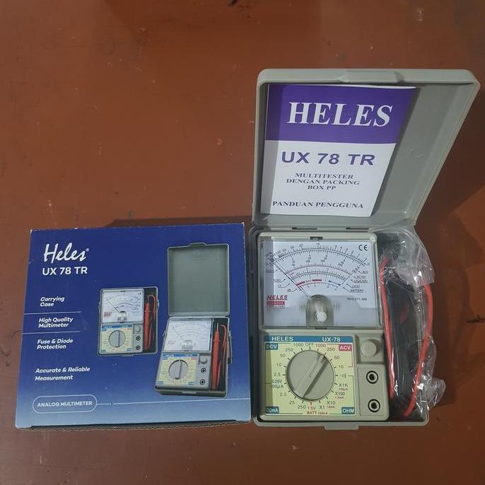 NEW Multitester Heles Analog UX 78/Avometer Analog Heles UX 78