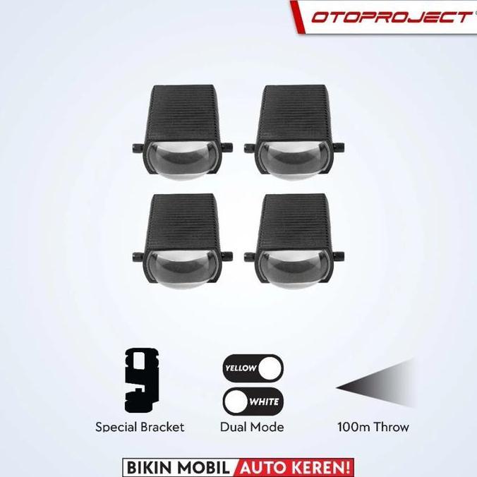 Mini Projektor Led Headlamp Otoproject Biled Lampu Tembak 4Pcs 100 Watt Projector
