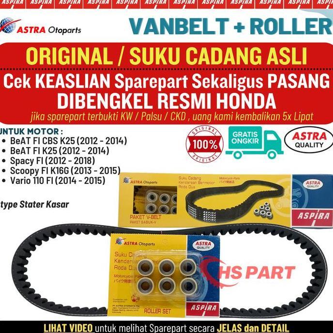 Civakanda.Storee - Vanbelt Beat Fi Original Honda , Vanbelt Scoopy Fi Original , Vanbelt Honda Spacy