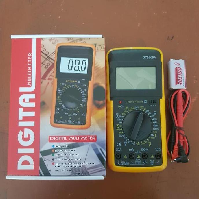 Multitester Digital DT 9205A/Avometer Digital DT 9205A/Multimeter