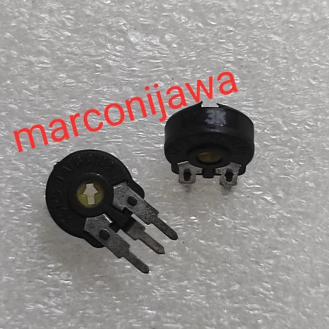 trimpot VR 3K hitam berdiri