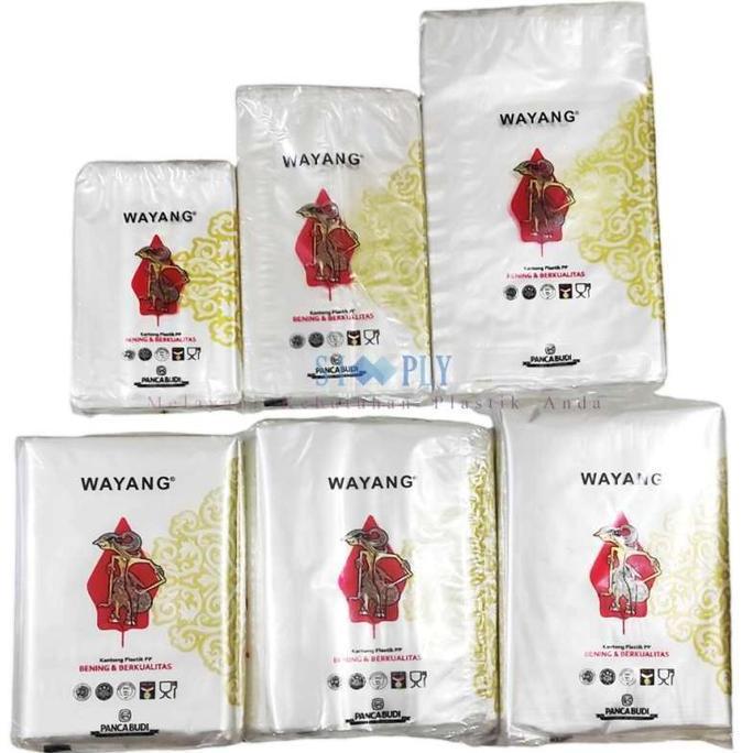 Langsungpas- Kantong Plastik Pp Wayang Bening Kecil; 5X8