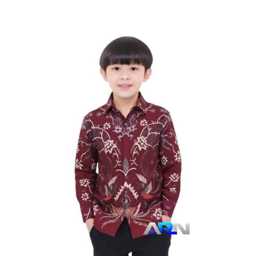 Promo Baju Batik Lengan Panjang Anak Tk Sampai Sd Terbaru