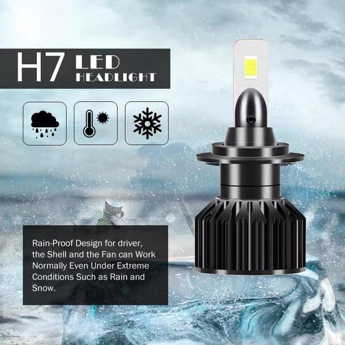 Lampu Led Mobil H4 H7 H11 CSP Chip 3570 Infitary