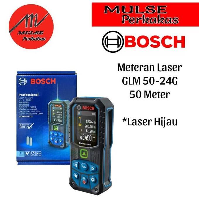 TERBARU - Meteran Laser Bosch GLM 50-23G 50Meter (Laser Hijau)