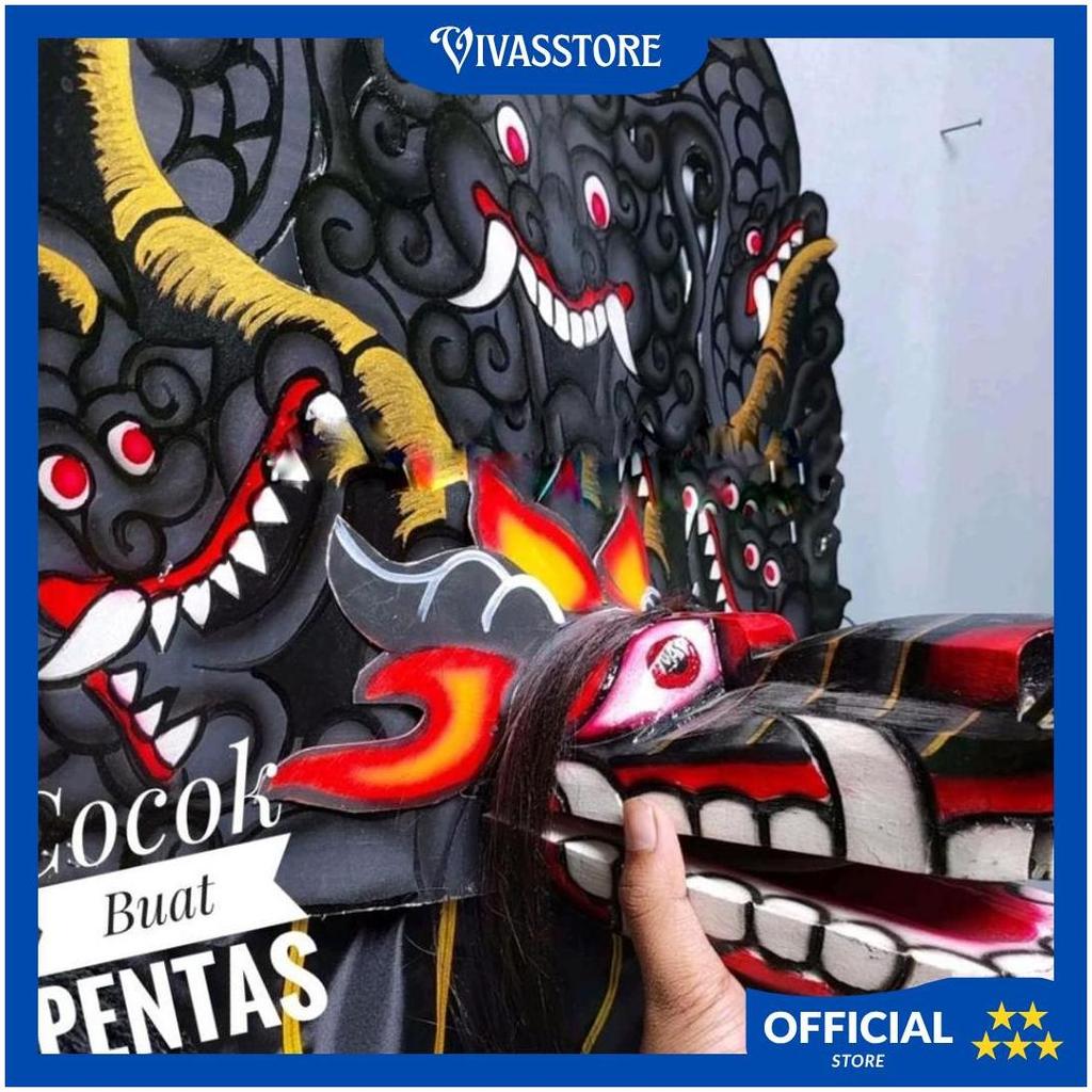 Barongan Reog Kayu Asli Anak | Ukiran Rapi Ponorogo Ringan & Kuat untuk Pentas GP